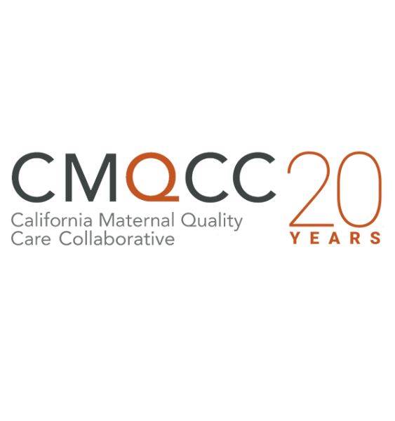 The logo for California Maternal Quality Care Collaborative, celebrating 20 years.